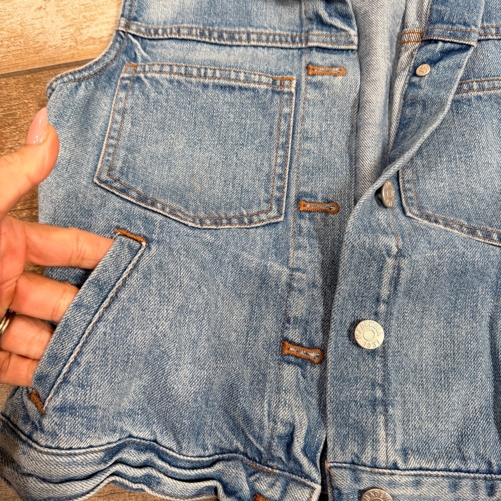 Madewell | Denim Vest - Picture 2 of 8